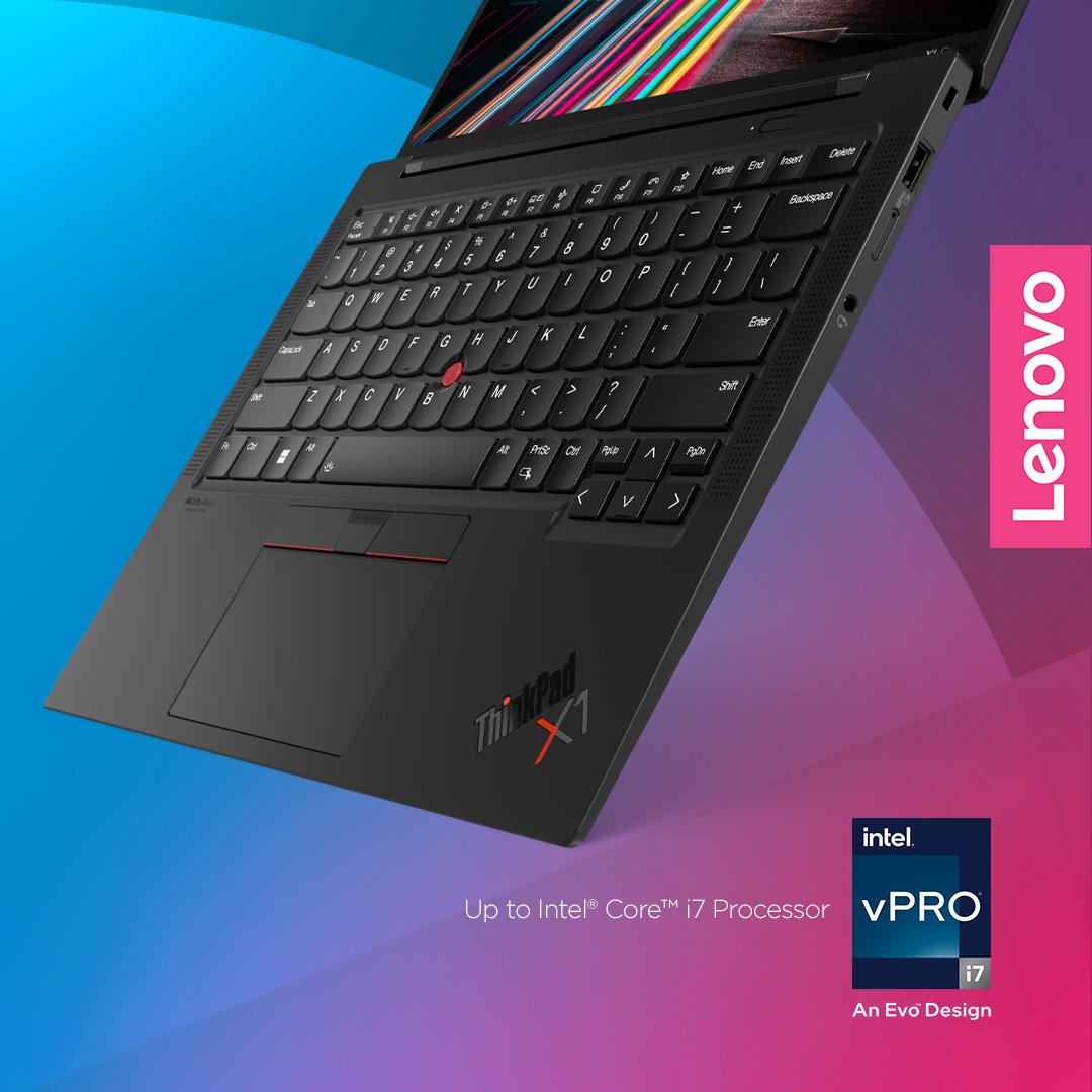 Lenovo's tweet photo. The @LenovoThinkPad X1 Carbon once again raises the bar for quality &amp; innovation.

With cutting edge connectivity, faster memory &amp; up to 12th gen @Intel processors.

Learn More:  https://t.co/awenApK58s  | #LenovoCES #CES2022