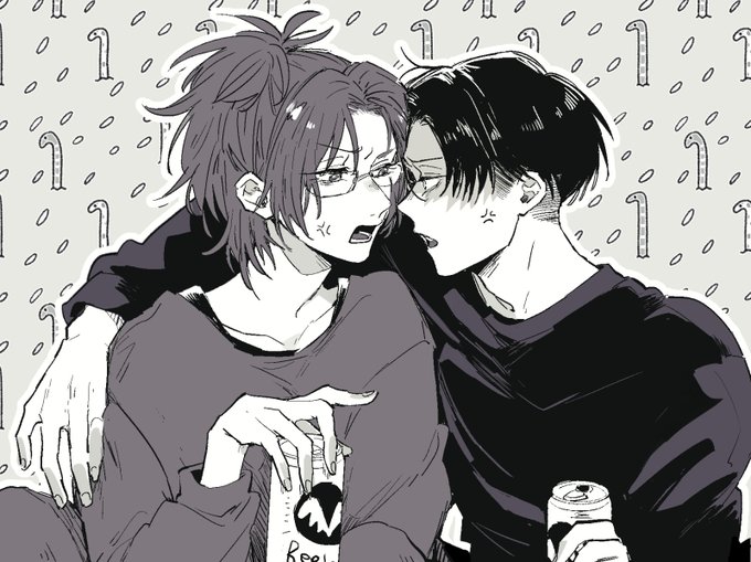 現パロ宅飲みです!アニメ楽しみ～～～!
> 久しぶりにちづなるさんのリヴァハンが見たいです…………! #odaibako_harupeace6 https://t.co/GVY79VCxdC 