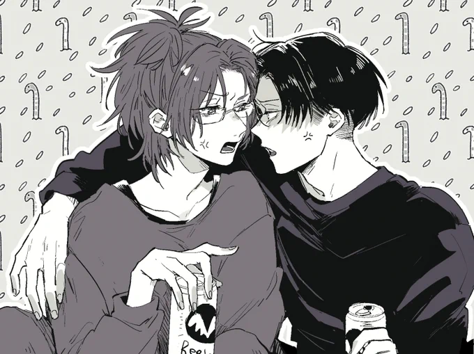 現パロ宅飲みです!アニメ楽しみ～～～!
> 久しぶりにちづなるさんのリヴァハンが見たいです…………! #odaibako_harupeace6 https://t.co/GVY79VCxdC 