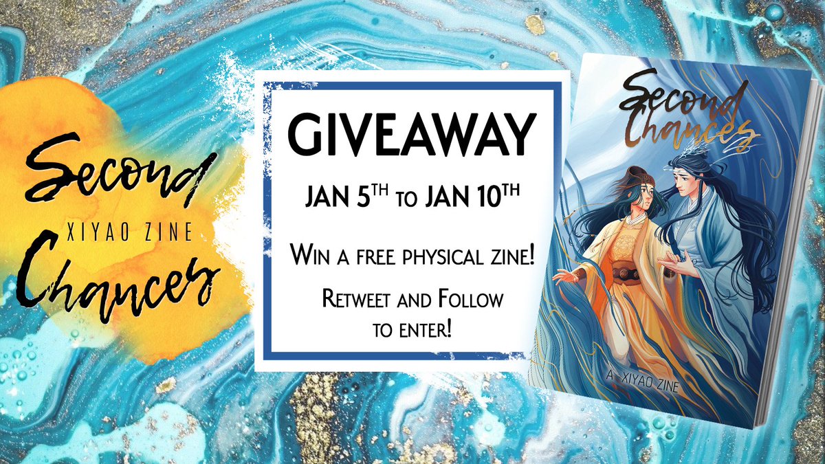 XiyaoZine's tweet photo. To celebrate our open preorder period, we’re also holding a giveaway for our xiyao zine!
Follow us and retweet this tweet to enter (QRTs will not be counted)! On Jan 10th, we’ll choose one random winner to receive a free physical copy of the zine! More info in reply 👇 https://t.co/kYjbVbcVzc
