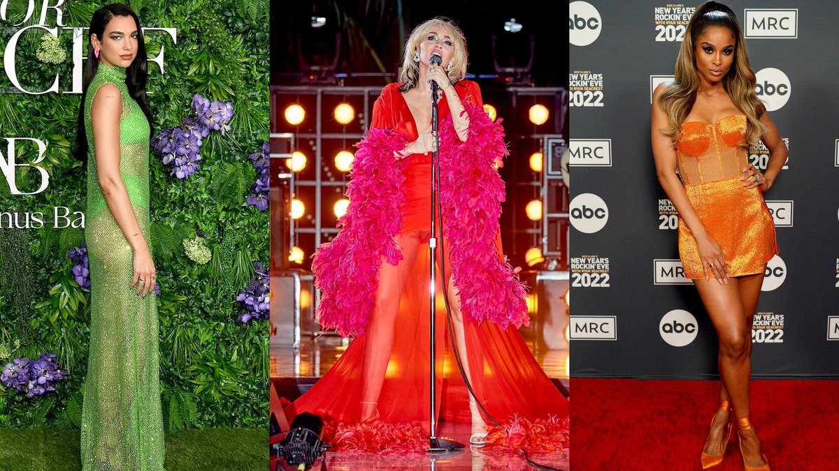 VogueRunway's tweet photo. .@DUALIPA, @MileyCyrus, @Ciara, and more of the week's best-dressed stars https://t.co/dn68VikKTh https://t.co/RgZjOmpDNL