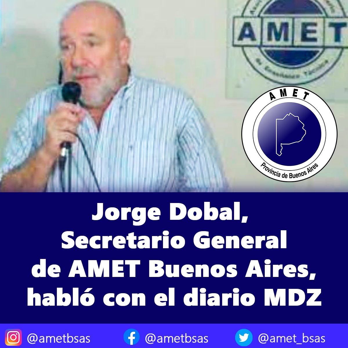 AMET_BSAS's tweet photo. Lee nuestro post en:

https://t.co/jDZ48usG4y

Nota completa: 
https://t.co/tl8QtAkYYa

#SomosAMET https://t.co/etqMGEBiQU