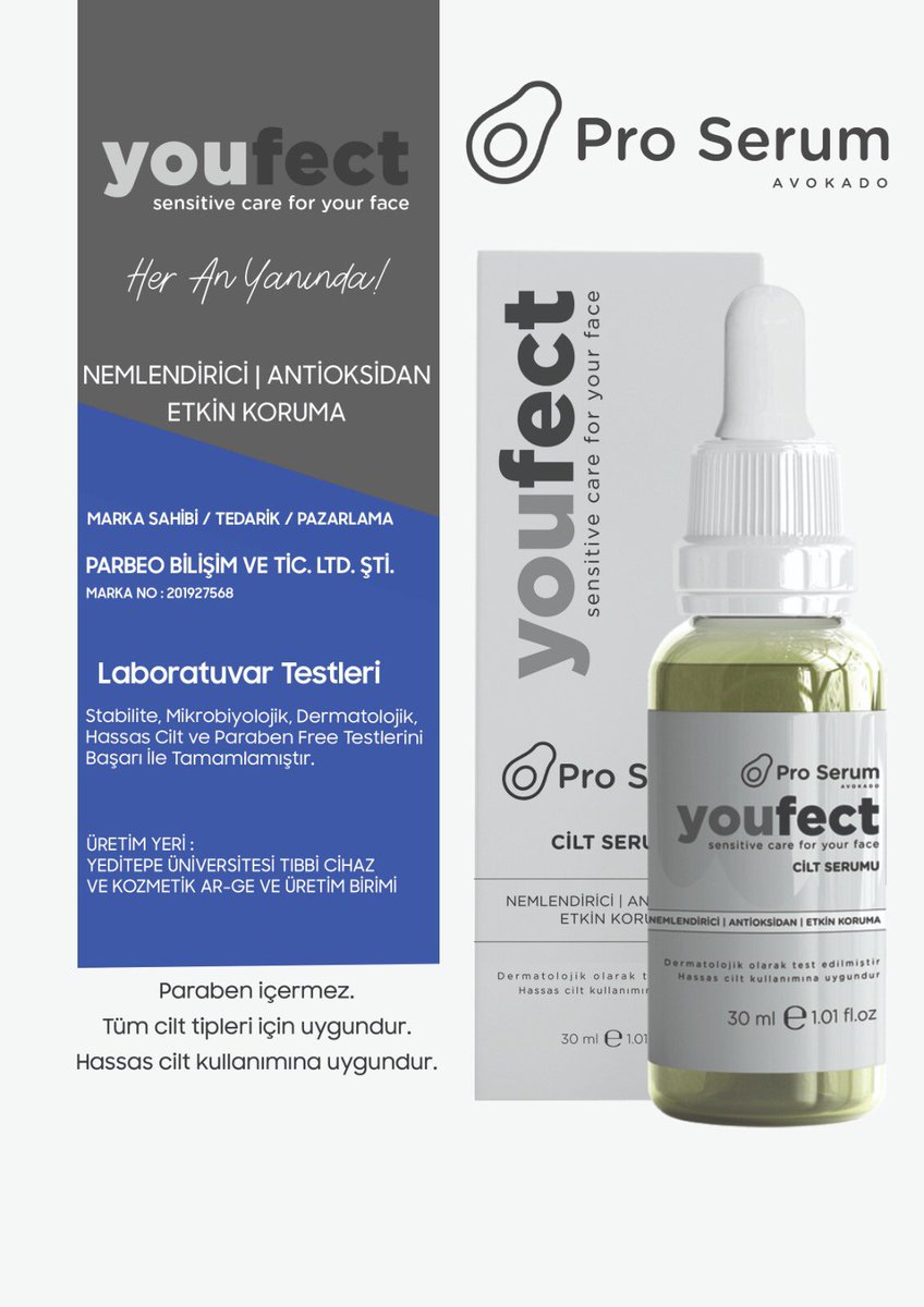 youfect's tweet photo. Yeni Youfect Pro Avokado Yağı + E Vitamini Antioksidan Cilt Serumu 🎀
https://t.co/knI4uhlM11

#kozmetik #güzellik #yerliüretim https://t.co/Wh3O11lFl8