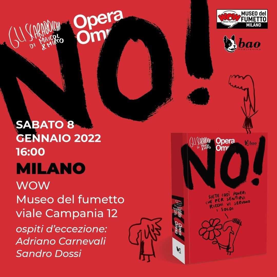 GliScarabocchi's tweet photo. #Repost @Baopublishing
...
Sabato 8 gennaio, alle h16, a Milano al @museoWOW ci sarà un incontro eccezionale con @MaicolMirco e due ospiti eccezionali. Si parlerà de @GliScarabocchi e di tanto altro. Vi aspettiamo!
#baopublishing #baotiful #gliscarabocchidimaicolemirco https://t.co/2WODirEwGA