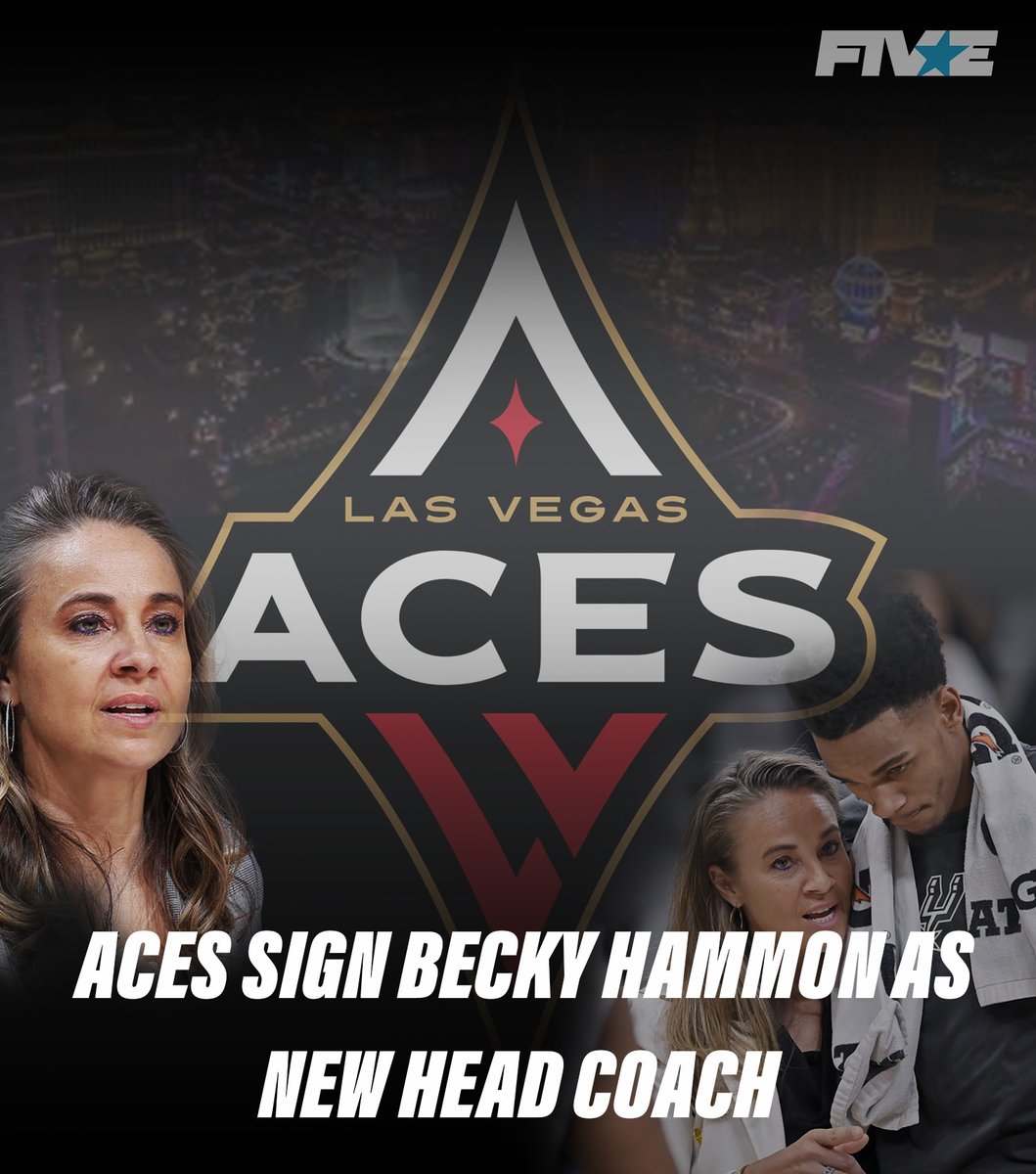 The Las Vegas Aces sign <a href="/BeckyHammon/">Becky Hammon</a> as the new head coach. #ALLIN ♦♠