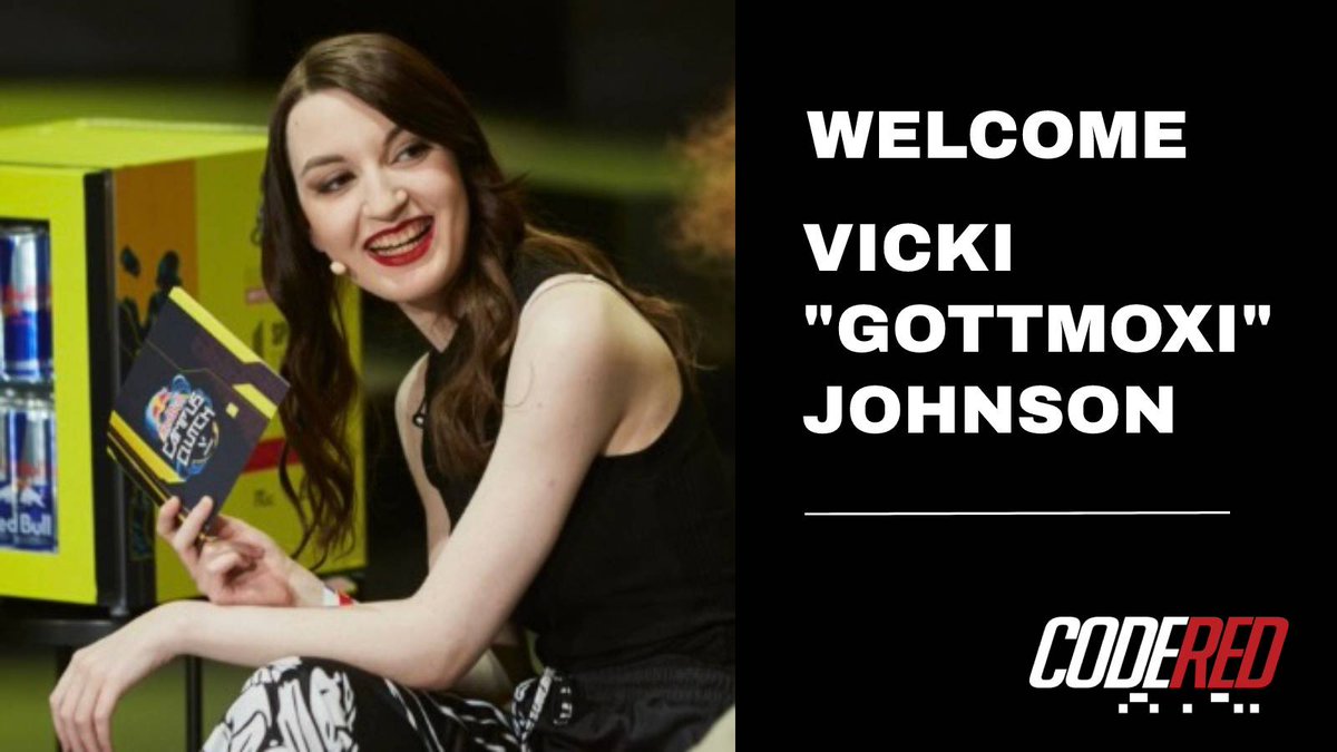 CodeRedEsport's tweet image. Join us in welcoming one of the latest additions to our roster: @gottmoxicasts!

Moxi has had quite a run in 2021, commentating in several VALORANT &amp;amp; Overwatch events and working with brands such as @BLASTVALORANT &amp;amp; @redbullgaming.

We are excited to be working with her in 2022.