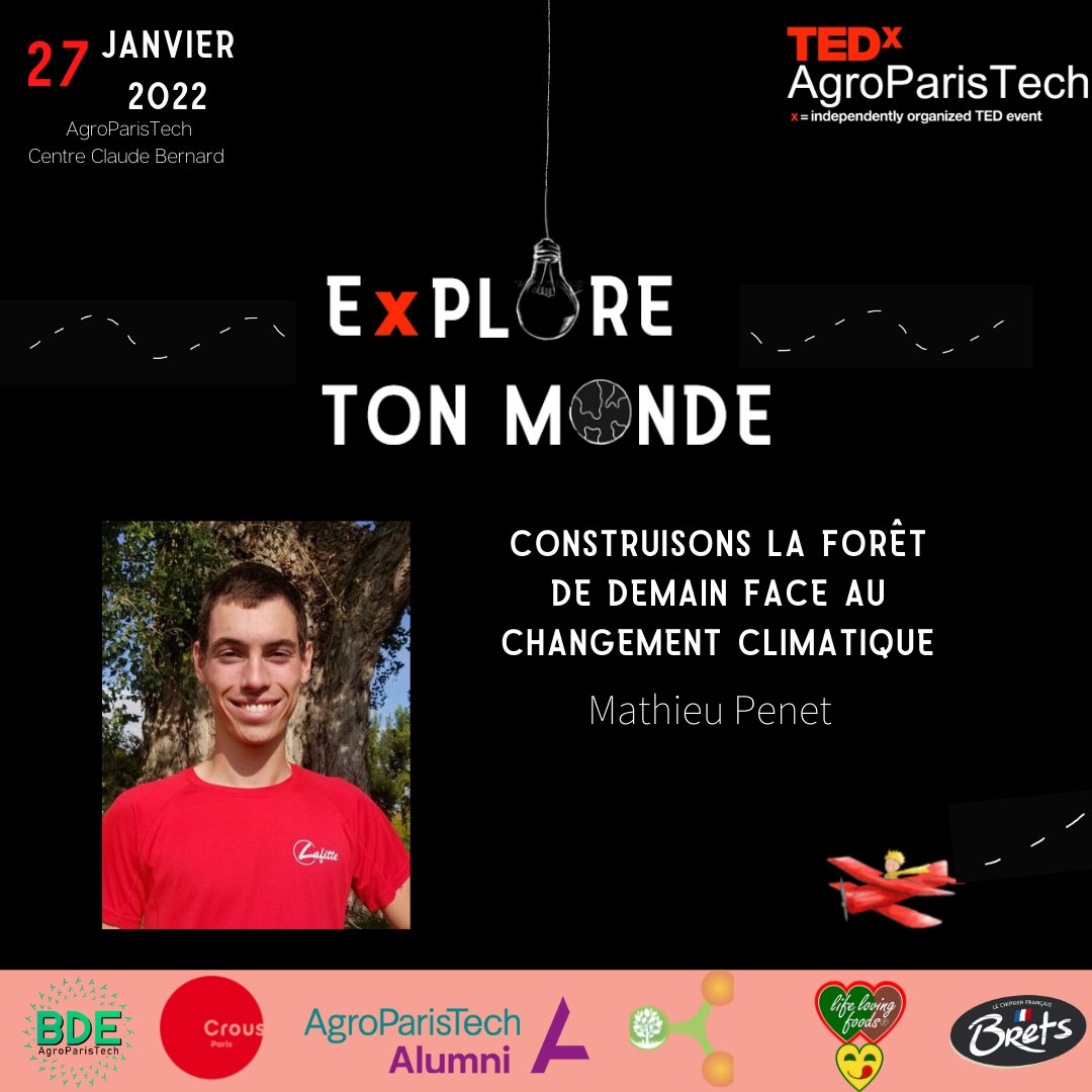 [SPEAKER NUMERO 1]
🥁🥁 Le premier speaker du public à avoir été élu est ... Mathieu Penet 🥁🥁
Passionné de forêt, il souhaite nous présenter son talk « Construisons la forêt de demain face au changement climatique »