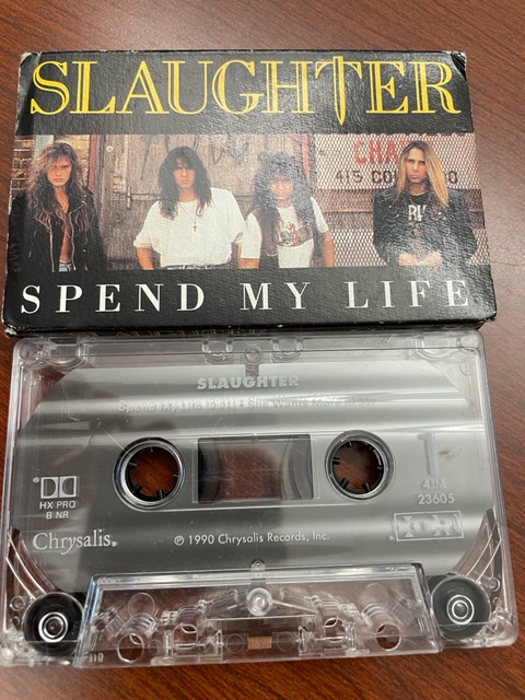 SCE_Principal's tweet photo. Principal Perks: On the first day back? Well of course...nothing like being gifted a Slaughter cassingle during our first hug-n-go duty of the new year. It took me back to when I got to meet the legend @markslaughter33 in 2018. #ThankYouYahnaFamily #SpendMyLife https://t.co/bXPTPDVyew