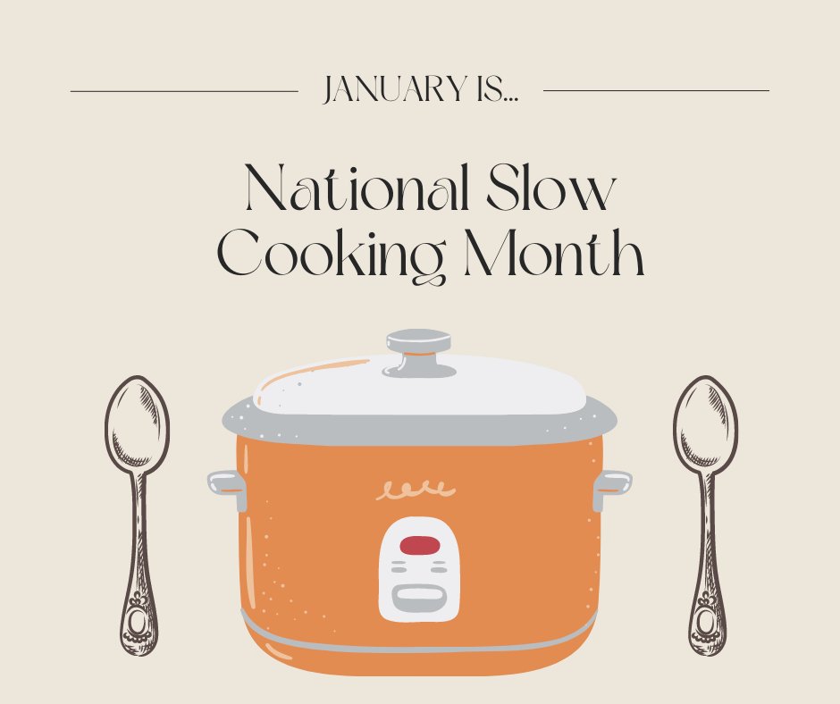 SurryYadkinEMC's tweet photo. January is National Slow Cooking Month! Did you know cooking with smaller countertop appliances is a great (and tasty!) way to save energy in the kitchen? Check out these yummy slow cooker recipes from the Food Network. #SlowCookingMonth
https://t.co/Wax2pVD6BD https://t.co/ulQernGFAZ