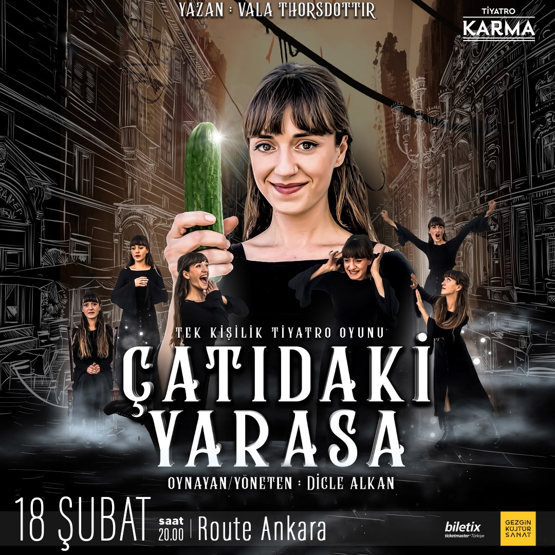 Avrupa Kadınların Tiyatrosu Festivali’nde büyük ödüle değer görülen Çatıdaki Yarasa oyunu, Route Ankara'da!

🗓️ 18 Şubat
⏰ 20.00
📍 <a href="/RouteAnkara/">Route</a>

#gezginkultursanat #çatıdakiyarasa #diclealkan #valathorsdottir