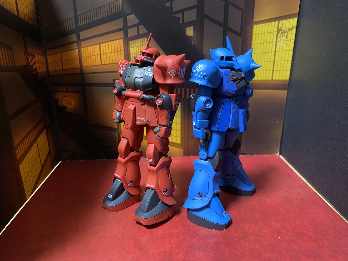 16mhx's tweet photo. 初期の頃のFIX FIGURATIONの経年劣化がヤバい…

すぐポロりしてしまうわ
捥げるわ

＊この2体はまだ全然イケる
#ガンダム
#FIXFIGURATION https://t.co/BartwWGqhM