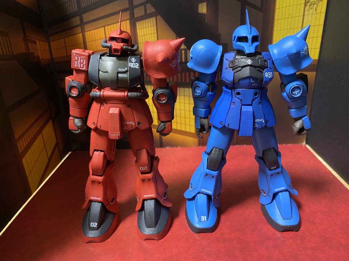 16mhx's tweet photo. 初期の頃のFIX FIGURATIONの経年劣化がヤバい…

すぐポロりしてしまうわ
捥げるわ

＊この2体はまだ全然イケる
#ガンダム
#FIXFIGURATION https://t.co/BartwWGqhM
