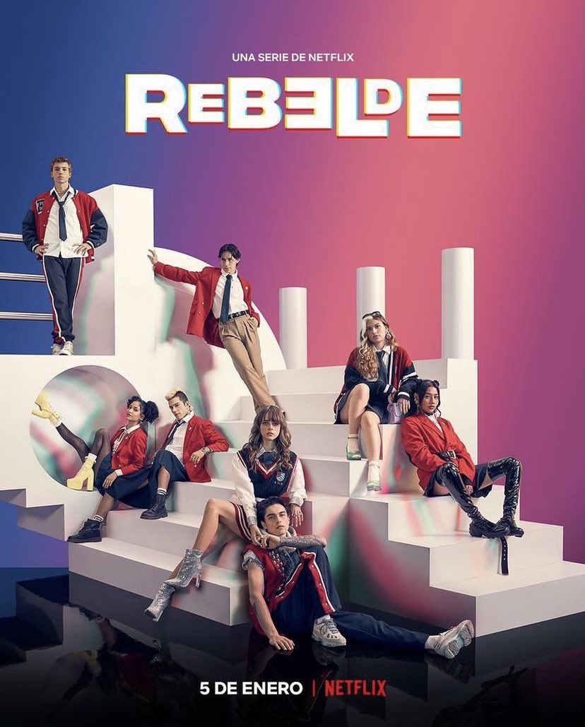 rbdmaniaco's tweet photo. Rebelde estreia amanhã pela Netflix. a série é uma continuação da versão mexicana se passando no mesmo colégio anos depois e com novos personagens. https://t.co/K2jQcKFidu
