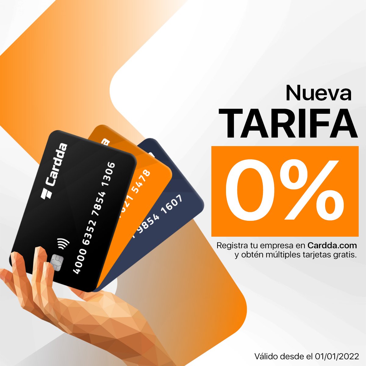 _Cardda's tweet photo. Este 2022 lo iniciamos con todo 🚀
Por eso desde el 1 de enero Cardda es totalmente GRATIS.

Regístrate en https://t.co/1wdfEVZRiu y empieza a hacer tus pagos de manera fácil, rápida y gratis!

#startup #startupchile #fintech #fintechfinance https://t.co/3kRzKS1sVj