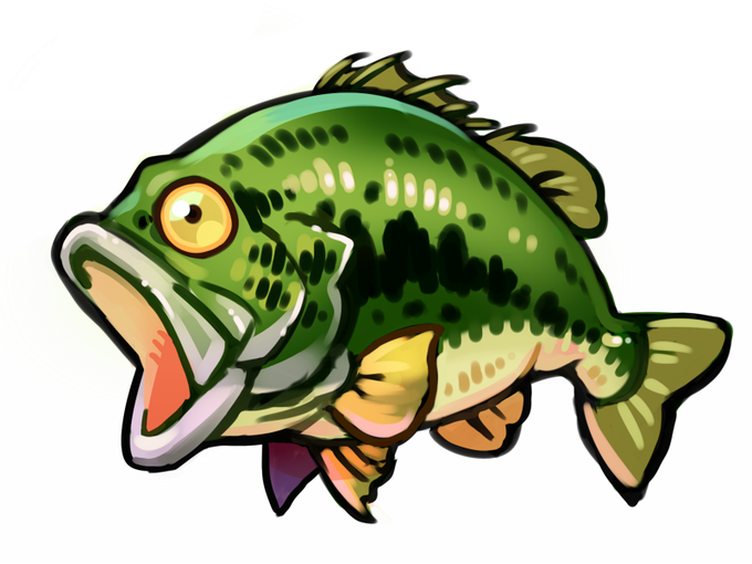 ブラックバスのtwitterイラスト検索結果