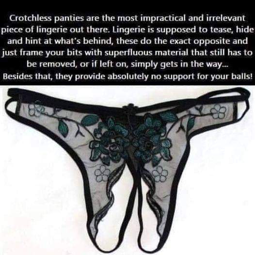 Anyone disagree?  #crotchless https://t.co/xy9neWGi4c<a href="/tag/crotchless"class="tags">#crotchless</a>