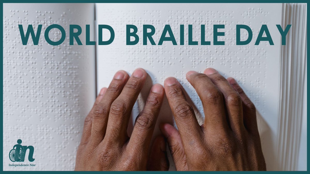 InNowOrg's tweet image. Today is #WorldBrailleDay!

Celebrated since 2019, World Braille Day is observed to raise awareness of the importance of #Braille as a means of communication in the full realization of the human rights for #blind and partially-sighted people.