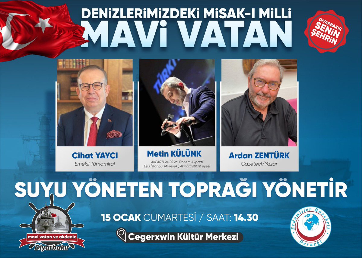 Denizlerimizdeki Mısak-ı Milli Mavi Vatan <a href="/mkulunk/">Metin KÜLÜNK</a> <a href="/ardanzenturk/">Ardan Zentürk</a> <a href="/CihatYayc/">CİHAT YAYCI FANS</a> “Suyu yöneten, Toprağı Yönetir.”