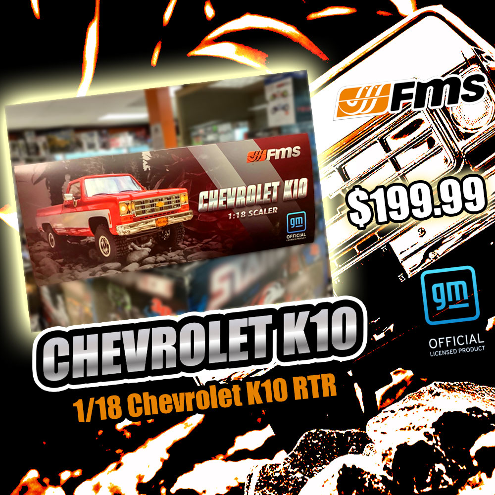 RCCarWorld's tweet photo. FMS 1/18 Chevrolet K10 RTR $199.99
Needed to Complete
(4) “AAA” Batteries
Learn more here:
https://t.co/tonqbQQP1A
#RcFms #RcChevrolet #RcScale #RcCrawlers #RcTrucks #RcCarWorld https://t.co/ngbxeNLQCm