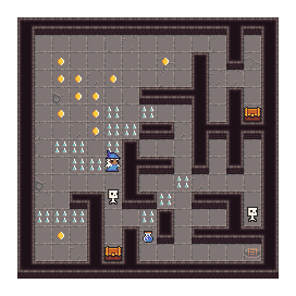 WorldshapersBG's tweet image. Now the #dungeongenerator adds traps as well. Looks a lot better now and now it actually matters if you have agility, to pass over those spikes.