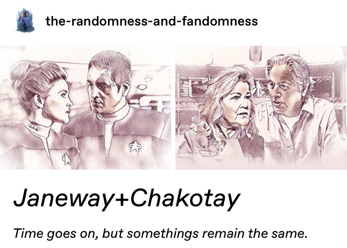 megsmamma's tweet photo. Timeless 🤍
#StarTrekVoyager #Janeway #Chakotay #JanewayChakotay https://t.co/Qzq8TtOXdl