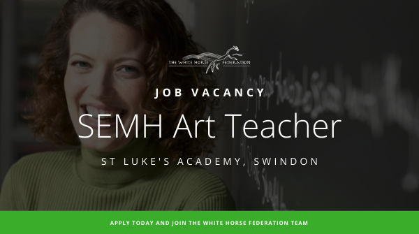 StLukesSwindon's tweet photo. We're hiring a new Art Teacher for our fantastic school. Find out more here: https://t.co/ZMRs2Wl044 https://t.co/XtZmoCclvH