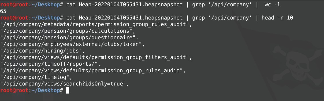 Using chrome heap snapshots to find hidden API Endpoints:

- Open Chrome developer toolkit
- Go to Memory Tab and Click Record Button
- Save the Snapshot and start grepping stuff

Example : cat Heap-xx.heatsnapshot | grep '/api'

#BugBounty #bugbountytips #CyberSecurity