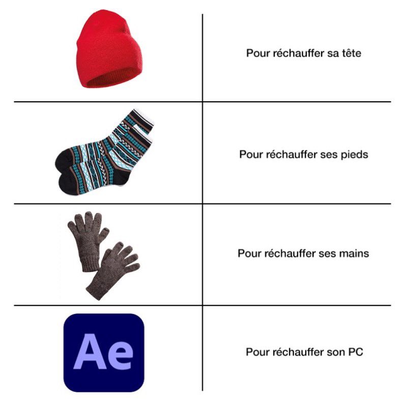FlorianG_CM's tweet photo. Super logiciel pour faire griller vos fromages durant vos raclettes ! 👍

#adobe #photoshop #design #humour https://t.co/9gXVyTLX1w