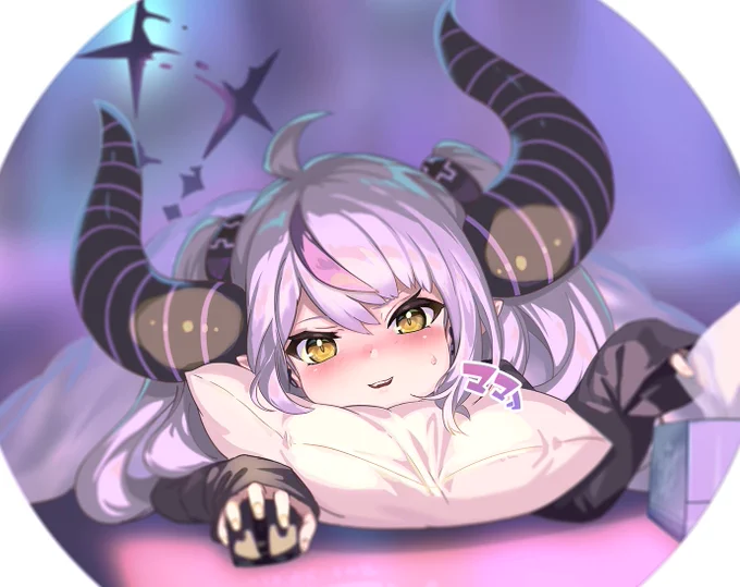 ラプちゃんの収益化剥奪が何かの間違いでありますように

#Laplus_Artdesu 