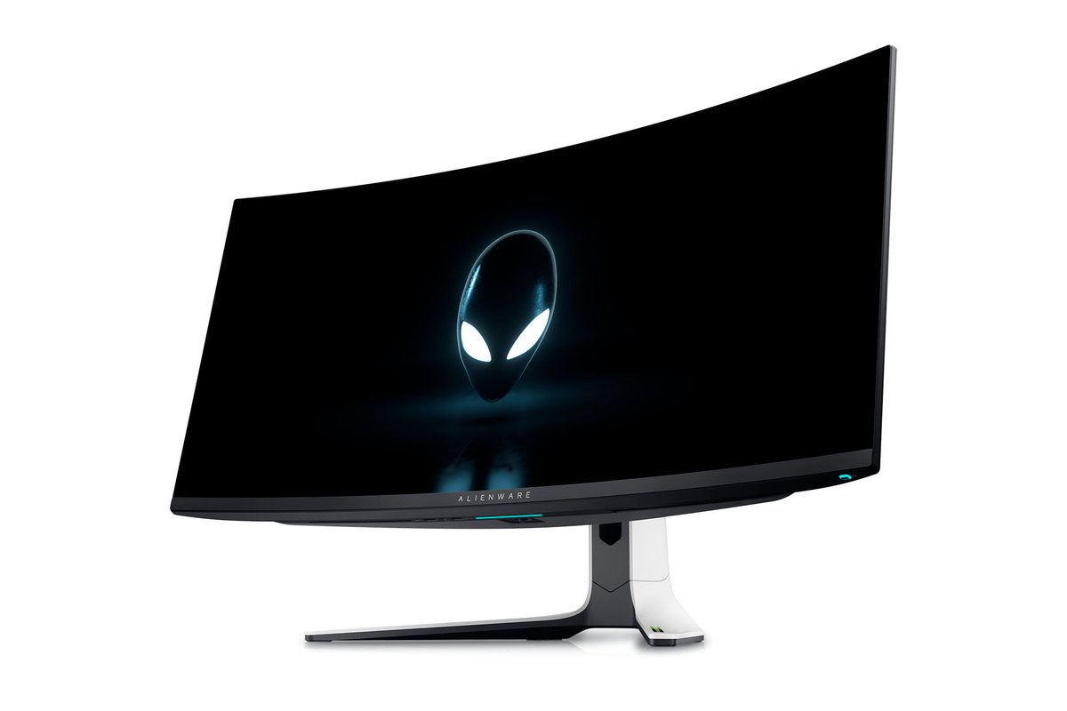 Alienware’s newest monitor features a 34-inch curved OLED from Samsung