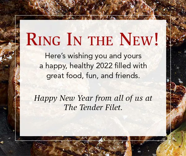 TheTenderFilet's tweet image. Wishing you a happy, healthy New Year!