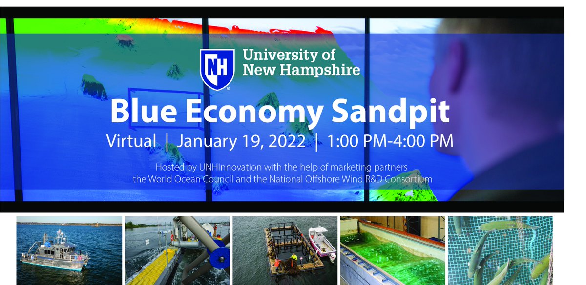 Join us Jan. 19 to learn more about @UofNH #BlueEconomy related research and resources. Keynote by Paul Holthus of the @WorldOceanCounc. Register: bit.ly/3FQesDs