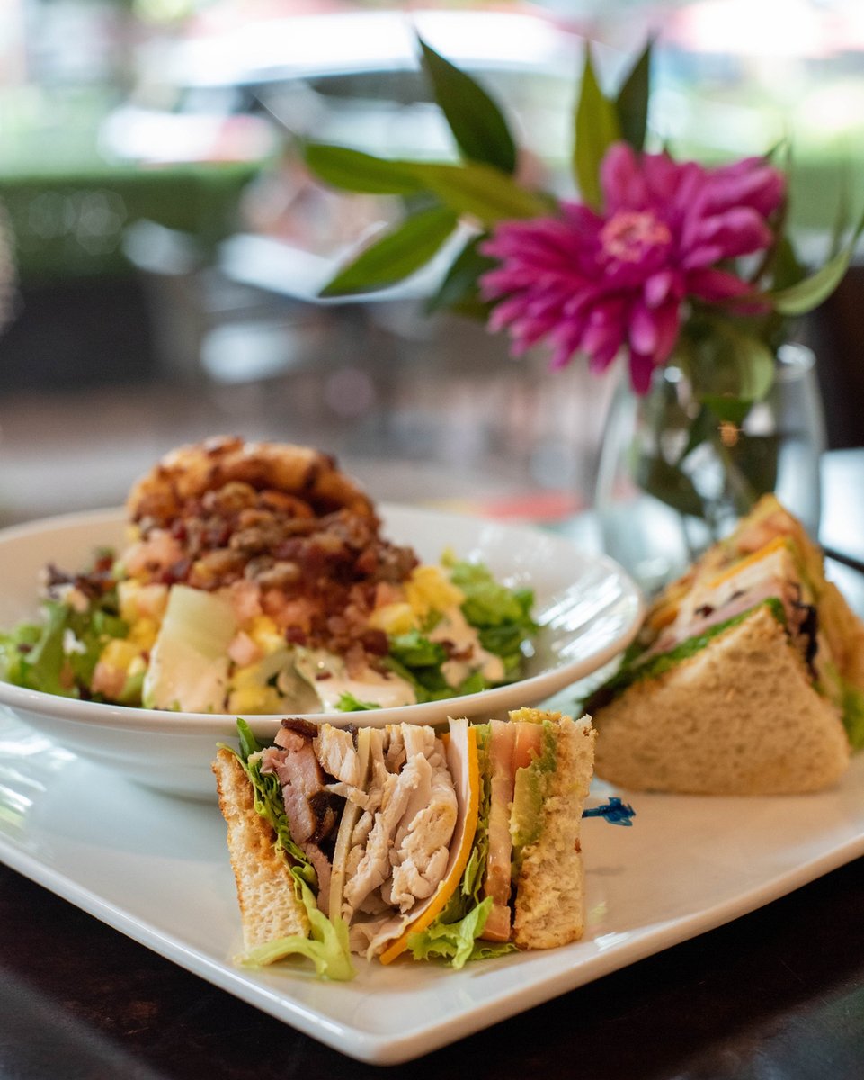 Making lunch plans this week? Stop by the Grand to fuel up with a club + salad duo.