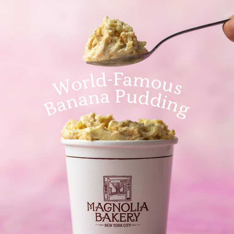 magnoliabakery's tweet photo. Magnolia Bakery's world-famous Banana Pudding is now shipping nationwide!