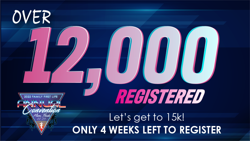 💥  We officially have over 12K registered 💥  

We're looking forward to seeing you all at this life changing event. 

Register here: FFLConvention.com