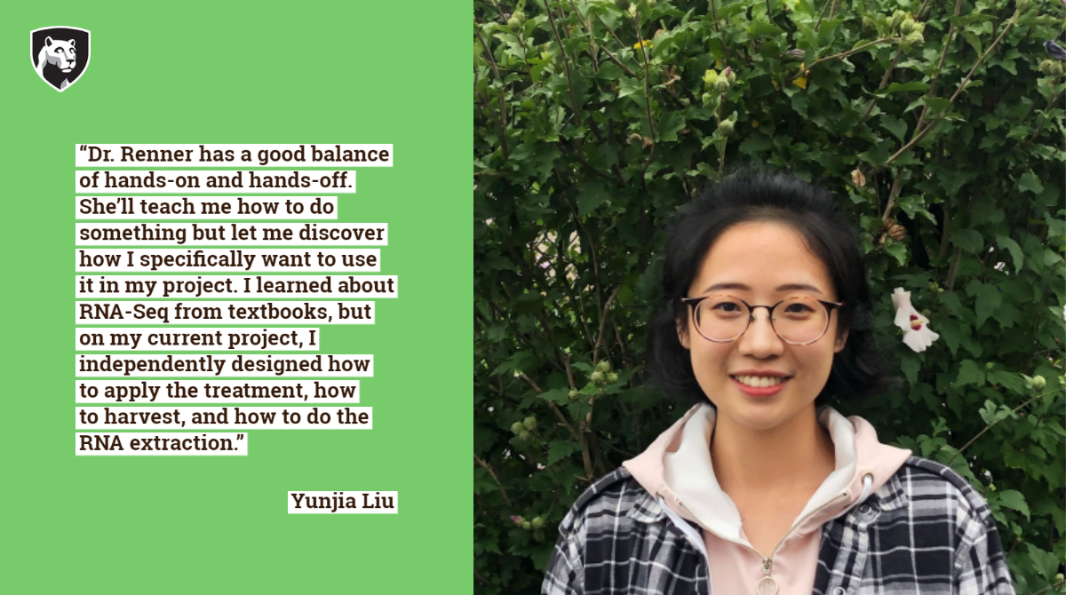 Huck Institutes (@huckinstitutes) on Twitter photo Yunjia Liu is a grad student in the Huck's Plant Biology program. Her PhD mentor is Tanya Renner (<a href="/RennerLab/">Renner Lab</a>), Assistant Professor of Entomology.
huck.psu.edu/plantbio Yunjia Liu is a grad student in the Huck's Plant Biology program. Her PhD mentor is Tanya Renner (<a href="/RennerLab/">Renner Lab</a>), Assistant Professor of Entomology.
huck.psu.edu/plantbio