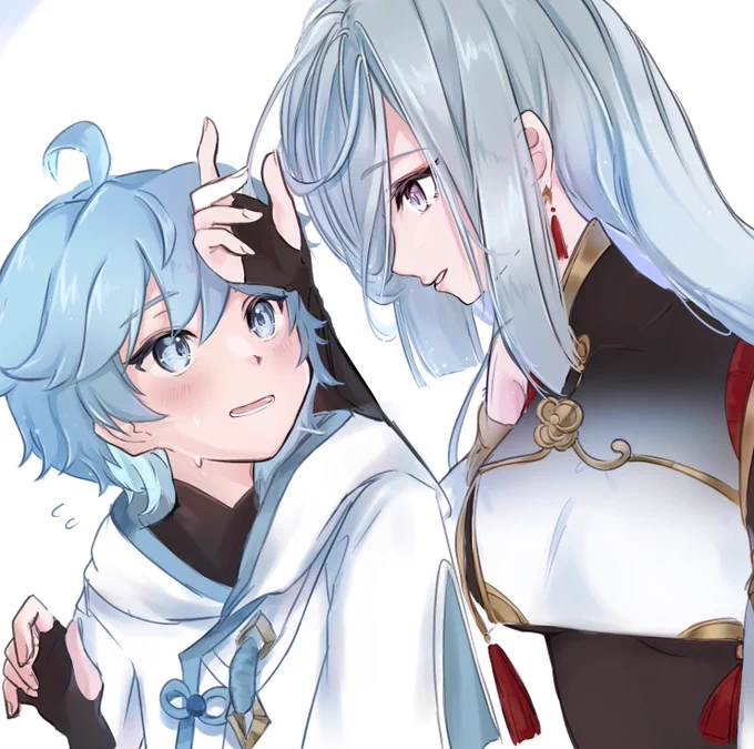 重雲と申鶴
おねショタ感謝申し上げ😭🙏
 #原神  #GenshinImapct 