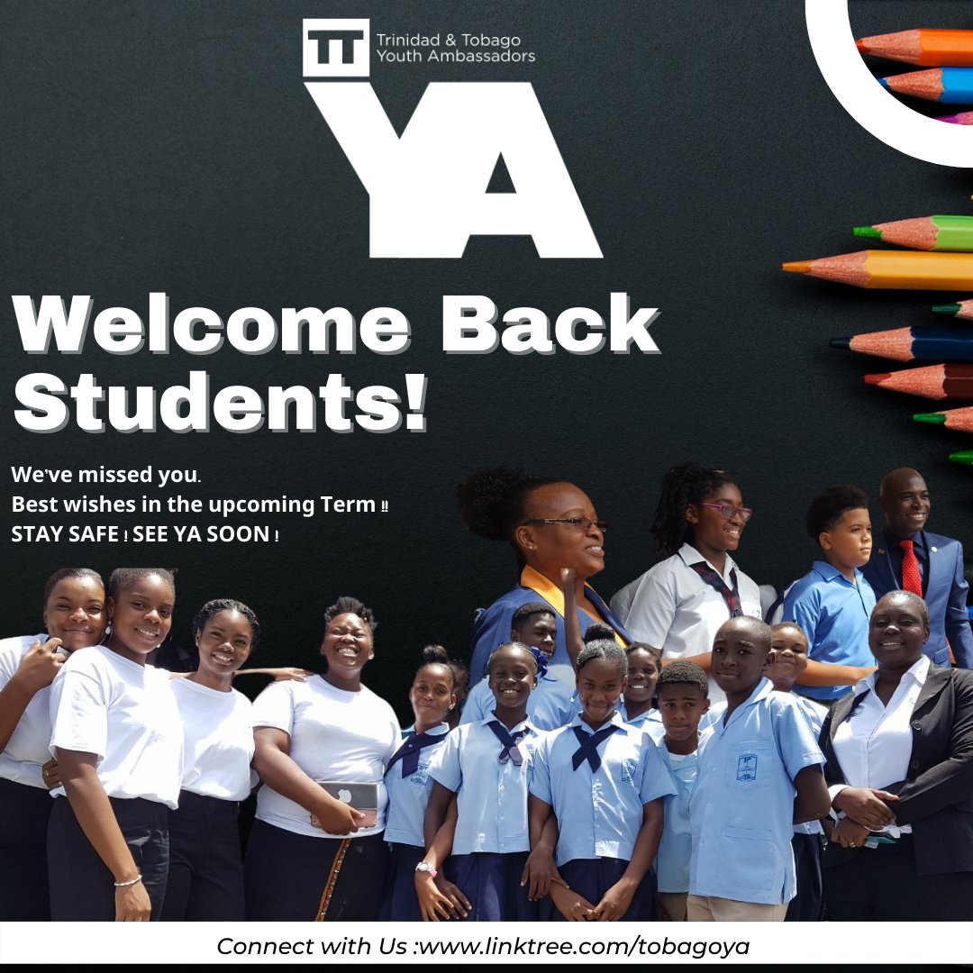 tobagoya's tweet image. 𝗙𝗿𝗼𝗺 𝗼𝘂𝗿 𝘁𝗲𝗮𝗺 𝘁𝗼 𝘆𝗼𝘂 𝗕𝗲𝘀𝘁 𝘄𝗶𝘀𝗵𝗲𝘀 𝗶𝗻 𝘁𝗵𝗲 𝘂𝗽𝗰𝗼𝗺𝗶𝗻𝗴 𝗦𝗰𝗵𝗼𝗼𝗹 𝗧𝗲𝗿𝗺. 𝗬𝗼𝘂 𝗚𝗼𝘁 𝗧𝗵𝗶𝘀 💪! 
#𝗕𝗮𝗰𝗸𝘁𝗼𝗦𝗰𝗵𝗼𝗼𝗹🎒📓🖊✍💻#𝗧𝗲𝗮𝗺𝗧𝗧𝗬𝗔 #𝗧𝗼𝗯𝗮𝗴𝗼𝗬𝗔 #𝗬𝗢𝗨𝘁𝗵𝗘𝘃𝗼𝗹𝘂𝘁𝗶𝗼𝗻 #𝗻𝗲𝘄𝗯𝗲𝗴𝗶𝗻𝗻𝗶𝗻𝗴𝘀𝟮𝟬𝟮𝟮💫