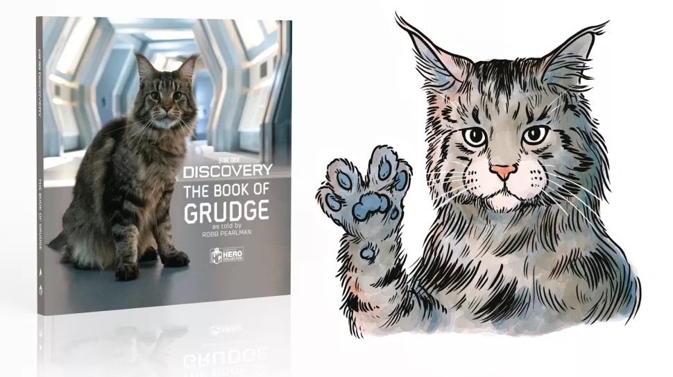 Drew some pictures for @msmazeppa’s The Book Of Grudge which apparently releases in the US today!

#StarTrekDiscovery #startrek