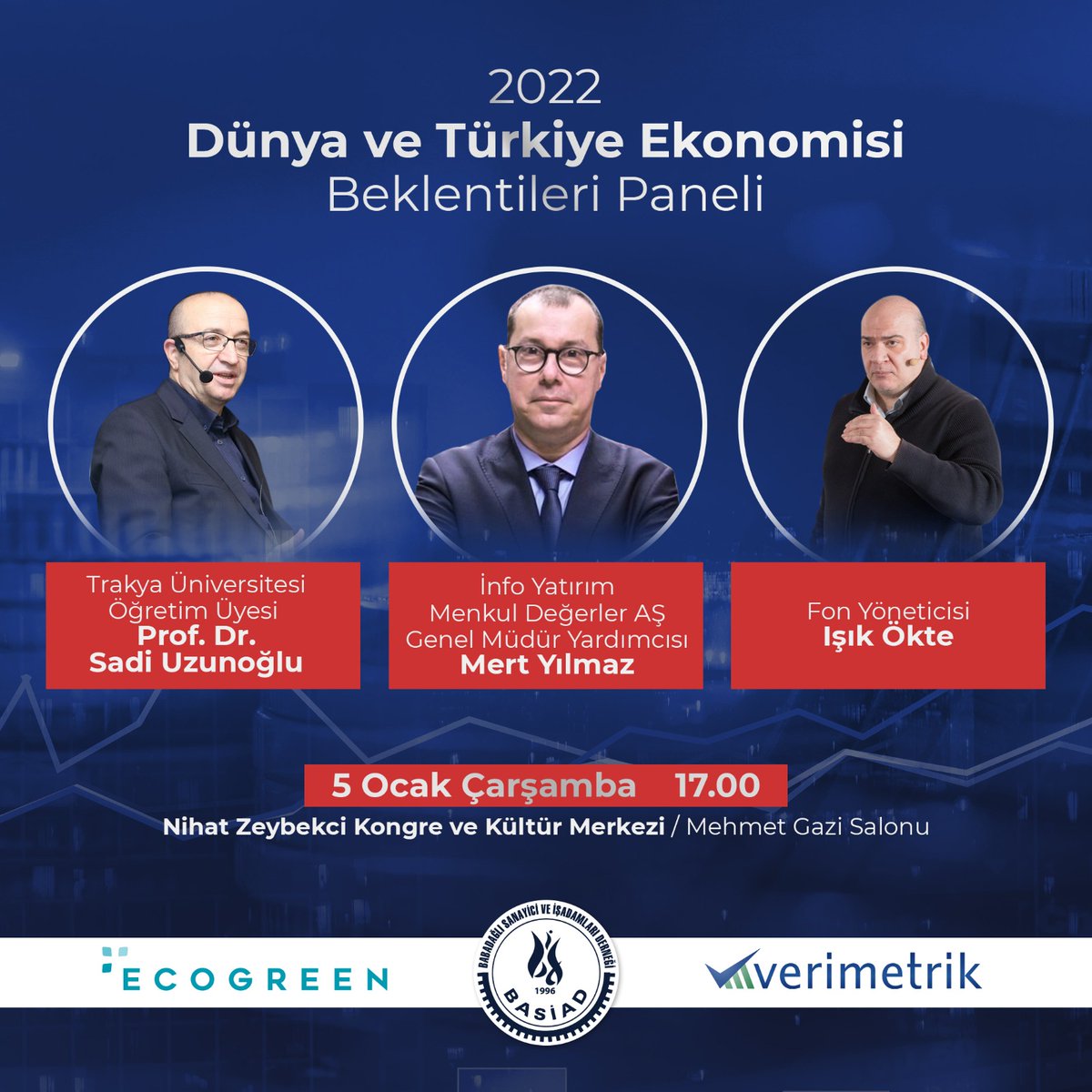 UtkuEkmekci's tweet photo. BASİAD tarafından düzenlenen, Verimetrik olarak bizim de organizasyon ve veri desteği sağladığımız '2022 Dünya ve Türkiye Ekonomisi Beklentileri Paneli' yarın saat 17:00'de, Denizli Nihat Zeybekçi Kongre ve Kültür Merkezi'nde. Çevredeki tüm dostları bekleriz. https://t.co/QJEKDmCShw