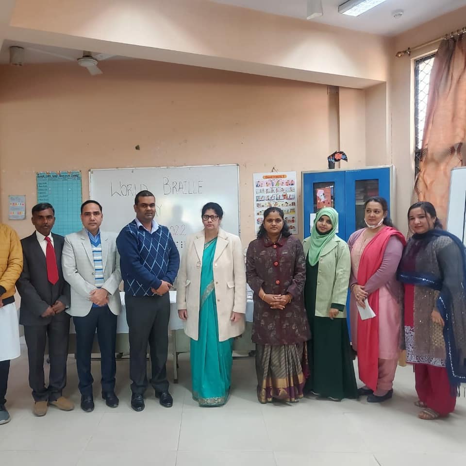 guidance_child's tweet photo. CGC Celebrated World Braille Day on 4th January 2022 to commamorate the birth anniversary of French Educator Louise Braille. #louisebraille #birthanniversary #worldbrailleday #braillescript #visualimpaired https://t.co/scSQXWzpRu