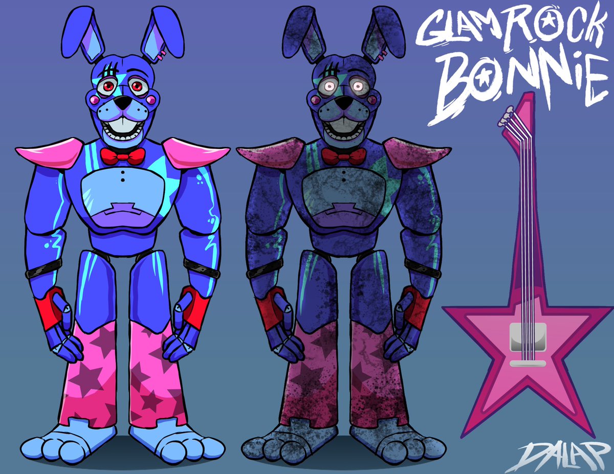 I dabble in doodling — GLAMROCK BONNIE !!!!!!!!!!!!!!!!!!!!!! the