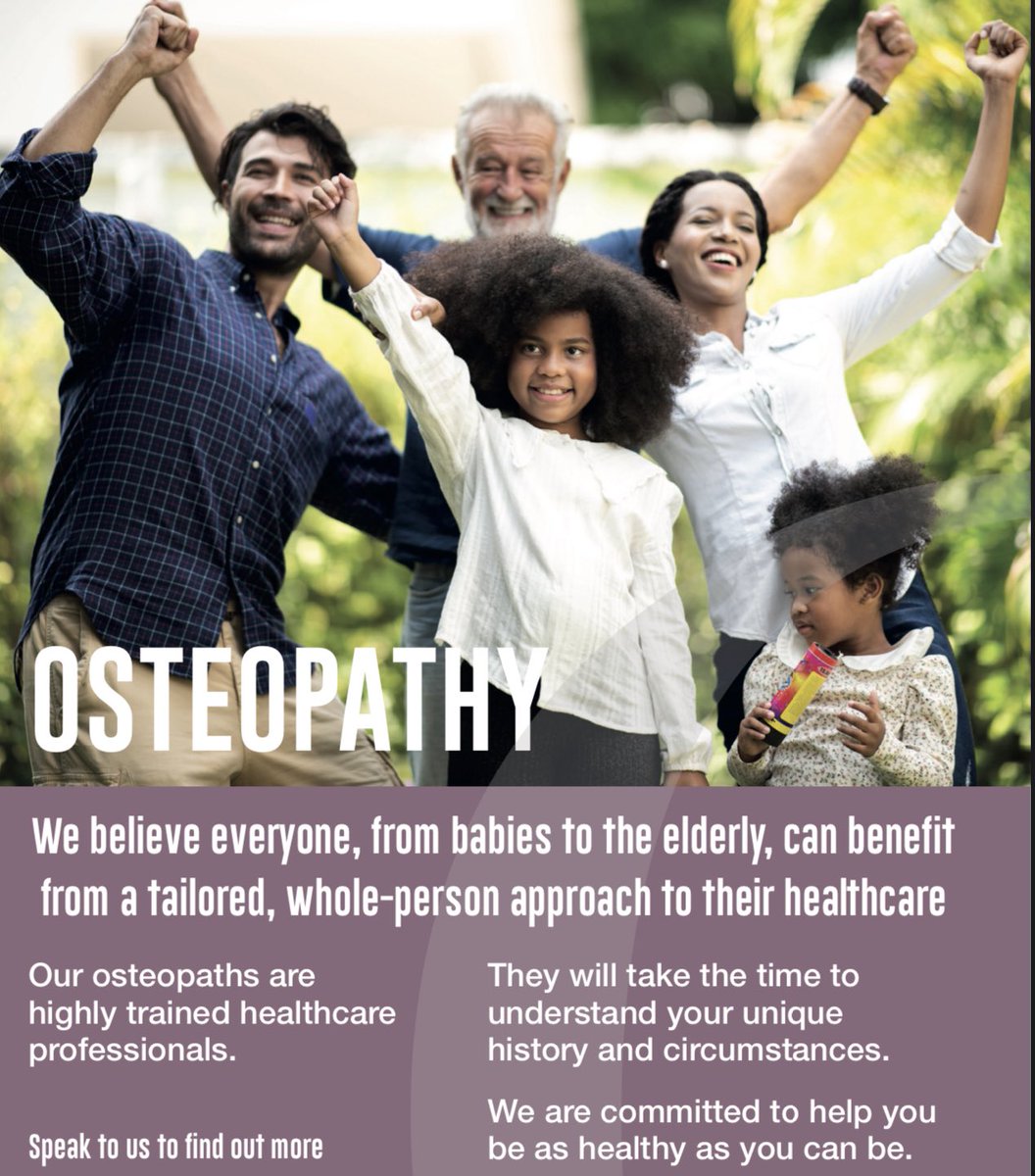 whitepractice's tweet photo. Osteopathy - from New Born Babies to Elderly all can benefit.

Here is the booking link for our online booking for Osteopathic treatment. 

https://t.co/B4xTwYNldT https://t.co/BMvJf9aQtW
