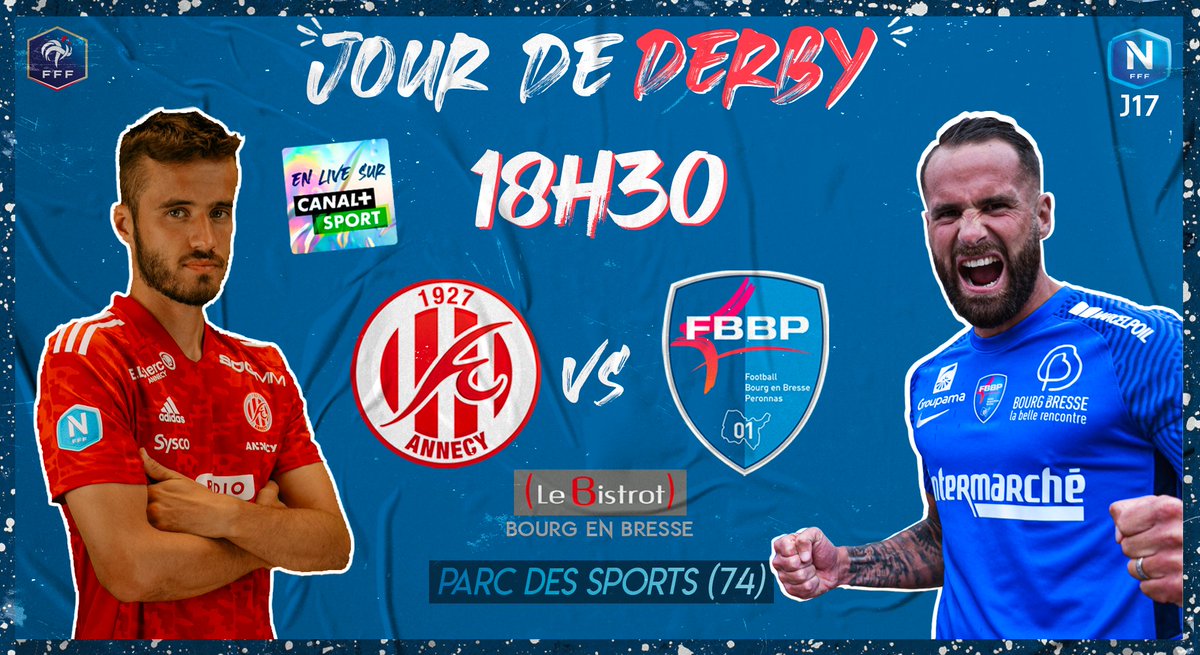 FBBP01's tweet photo. 🔥 𝗝𝗢𝗨𝗥 𝗗𝗘 𝗗𝗘𝗥𝗕𝗬
⛰ C'est l'heure du #derby régional au sommet. Match à 18h30 en multiplex sur @CanalplusSport !
〰️
« Votre Soutien, Notre Force » | #TeamBressan 🔵⚪ https://t.co/suZ0F6jVmz