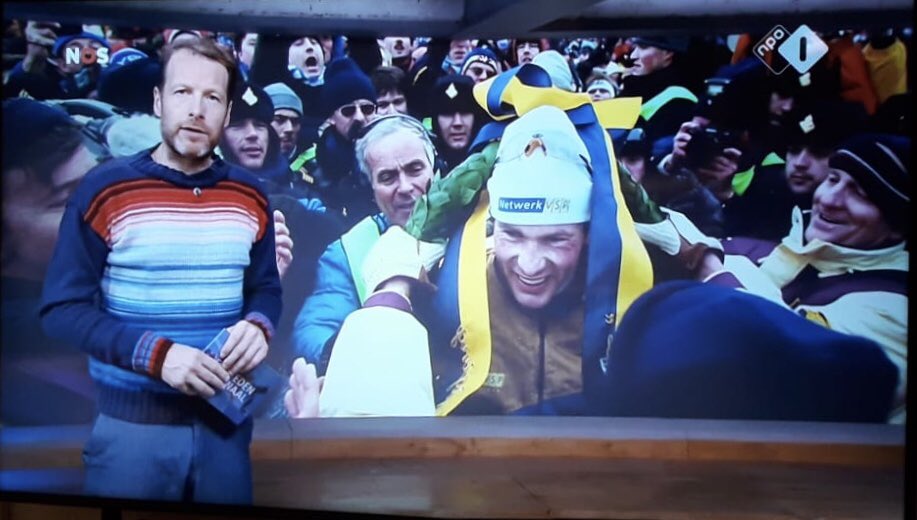 LennertGoemans's tweet image. Kijk die Herman de Schermman eens even shinen in zijn #DeMart versie van de Climate Stripes! Met dank aan de schoonmoeder van @Jan_zegt 
#elfstedentocht #elfsteden97 #elfstedentocht1997 #climatestripes