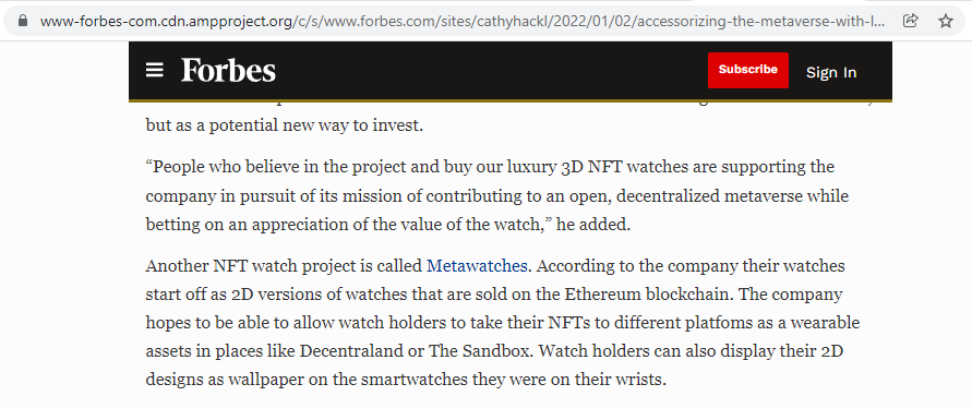 metawatches tweet picture