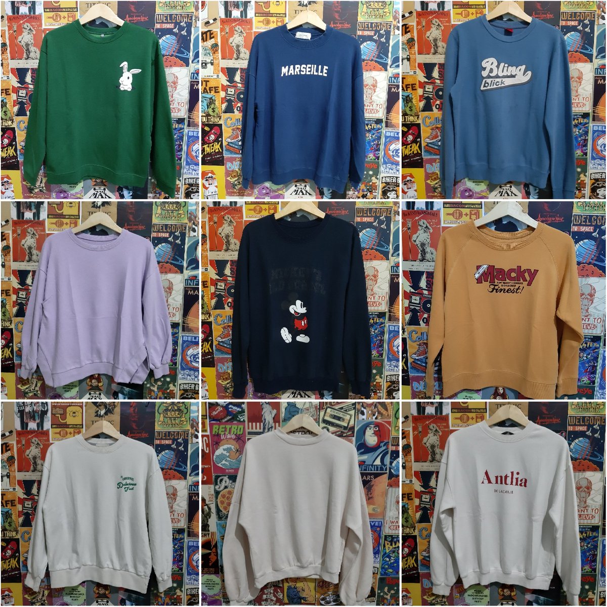 bxttercookie's tweet photo. Crewneck Gemoy serba 85k. Bisa req shopee (+5k). Detail ukuran bisa langsung dm🌼 https://t.co/BW88DVgVxi