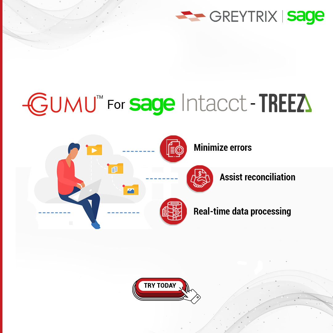 greytrix's tweet image. Automate the recording of accounting transactions into Sage Intacct with GUMU™ for #SageIntacct – #Treez. It helps to meet the core financial requirements like quick reporting &amp;amp; bi-directional data integration. Know more: bit.ly/3m22Y88
@TreezForMe @SageUSAmerica