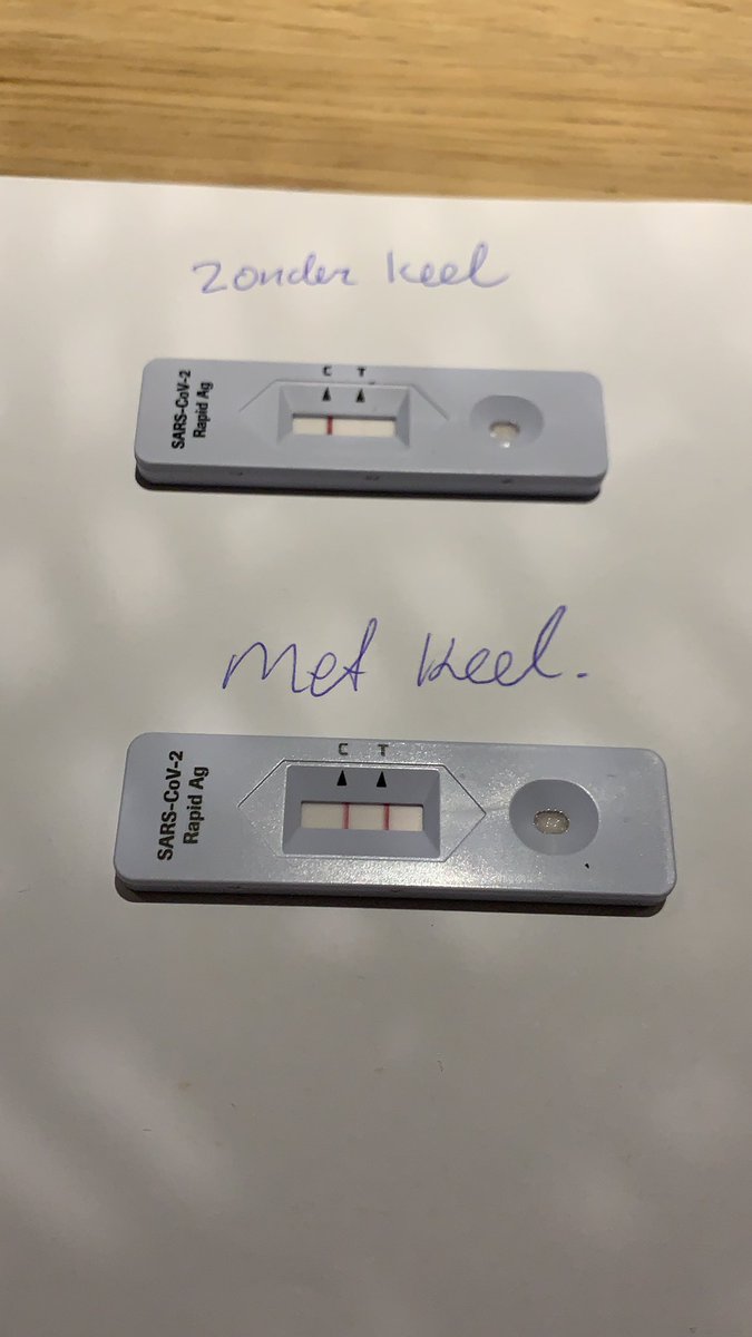 Ingrid_73's tweet photo. Gisteren terug uit Oostenrijk en vandaag een test bij @GGDGHORNL positief. Zojuist eerst een zelftest (gewoon om te kijken) in de neus en negatief. Op aanraden toch ook zelftest via de keel en de neus en deze was direct positief. Misschien toch goed om te communiceren! @rivm @NOS https://t.co/lH0qVh8xud