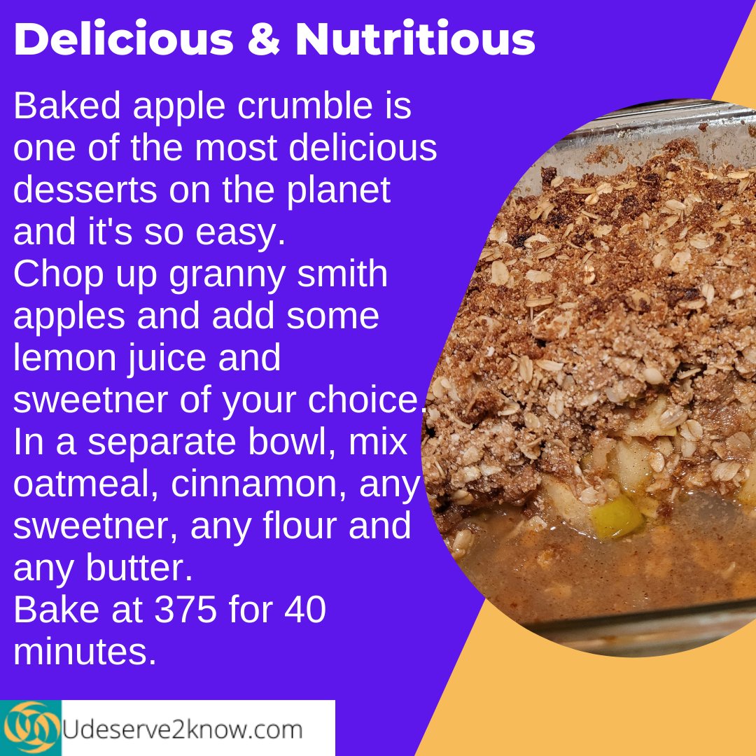 DrEddyClinic's tweet photo. RT @U_Deserve2Know: The best apples are Granny Smith and Red Delicious (Dr. William Li).
#applebetty #applecrumb #Udeserve2know #myretirementcareer #asksho #nutrition #gutbiome #drwilliamli #healthydessert #lowercholesterol #healthyeats #functionalmedici… https://t.co/tcOYaDowKM